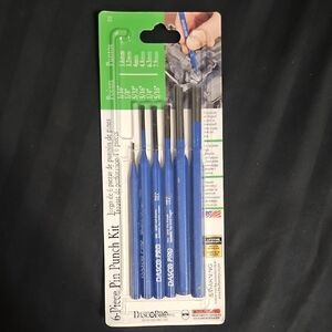 Dasco Pro Blue 6-Piece Pin Punch Kit